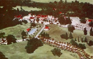 Aerial view of Castlewood Country Club, Pleasanton, California                